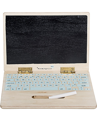Bloomingville Toy Computer with Blackboard - Nature Drawing Boards