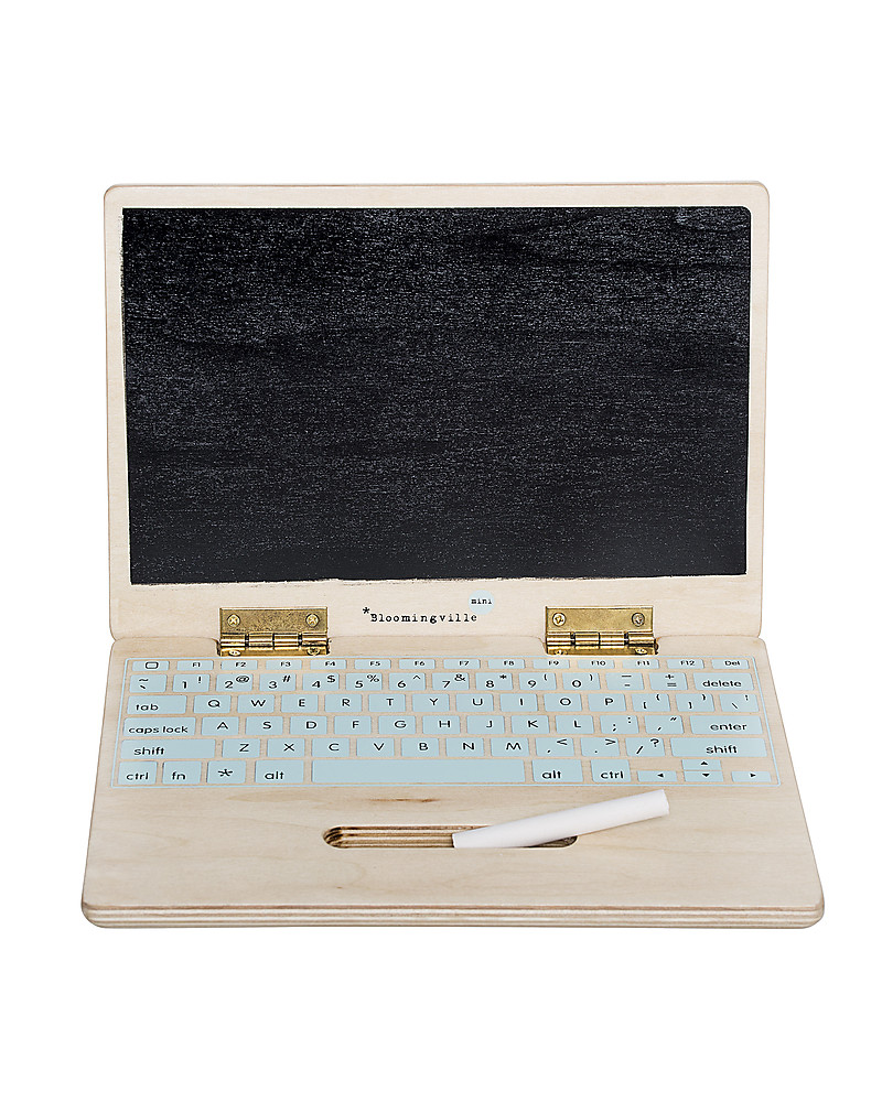 Bloomingville Toy Computer with Blackboard - Nature unisex (bambini)