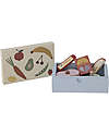 Bloomingville Toy Lunch Box - 12 Pieces - 100% FSC Wooden Food