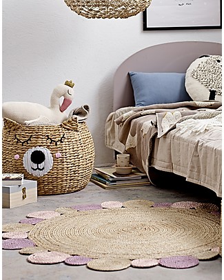 Bloomingville Toy's Basket, Bear - Water Hyacinth Toy Storage Boxes