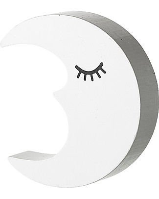 Bloomingville Wall Hook, White Moon - MDF Hangers & Hooks