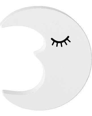 Bloomingville Wall Hook, White Moon - MDF Hangers & Hooks