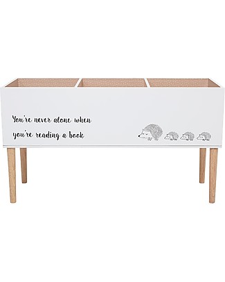 Bloomingville Wooden Bookcase, White - 90x30x50 cm Bookcases