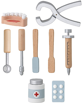 Bloomingville Wooden Playset Dentist Story Making Games