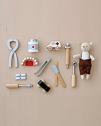 Bloomingville Wooden Playset Dentist Story Making Games