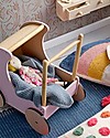 Bloomingville Wooden Toy Pram, Pink - MDF Dolls Accessories