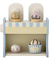 Bloomingville Wooden Vallie Toy Ice Cream Stand -  Blue - FSC®100% Wooden Food