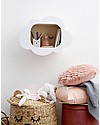 Bloomingville Wooden Wall Box Display, Cloud - 50x19x37 cm Shelves