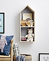 Bloomingville Wooden Wall Shelf, Grey Home - 30x16x80 cm Shelves