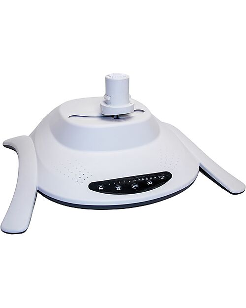 Bo Jungle 2 in 1 Bouncer & Rocker - Pure White - With Games & Melodies Bouncers