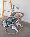Bo Jungle 2 in 1 Bouncer & Rocker - Pure White - With Games & Melodies Bouncers