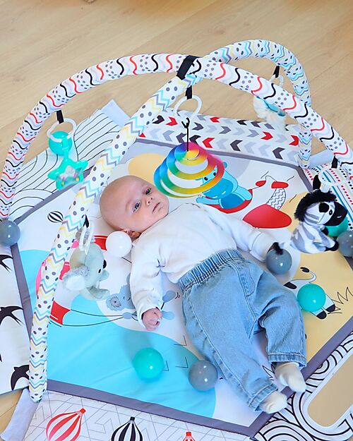 Bo Jungle 2 in 1 Sensory Gym & Ball Pool - Midnight Expedition - Multiactivity Baby Gym