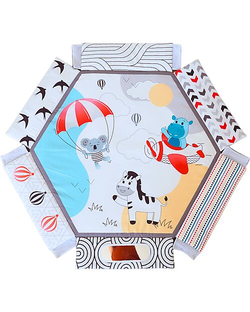 Bo Jungle 2 in 1 Sensory Gym & Ball Pool - Midnight Expedition - Multiactivity Baby Gym