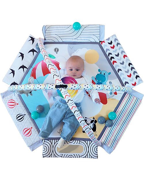 Bo Jungle 2 in 1 Sensory Gym & Ball Pool - Midnight Expedition - Multiactivity Baby Gym