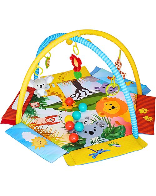 Bo Jungle 2 in 1 Sensory Gym and Ball Pool - Palenquo - Multiactivity Baby Gym