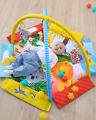 Bo Jungle 2 in 1 Sensory Gym and Ball Pool - Palenquo - Multiactivity Baby Gym