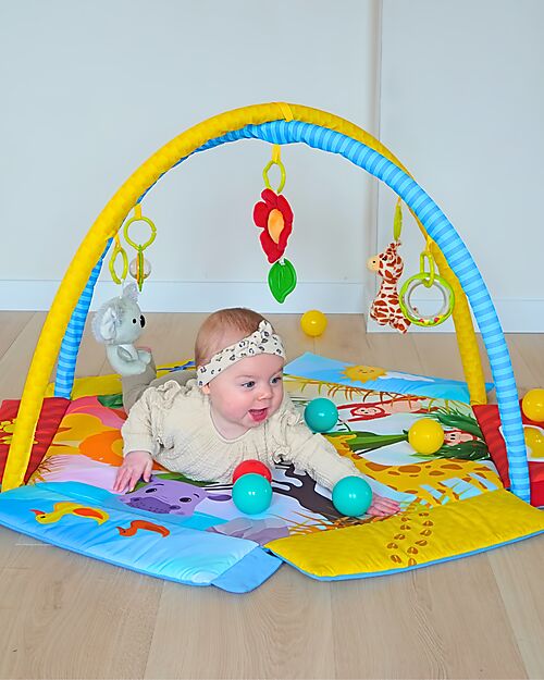 Bo Jungle 2 in 1 Sensory Gym and Ball Pool - Palenquo - Multiactivity Baby Gym