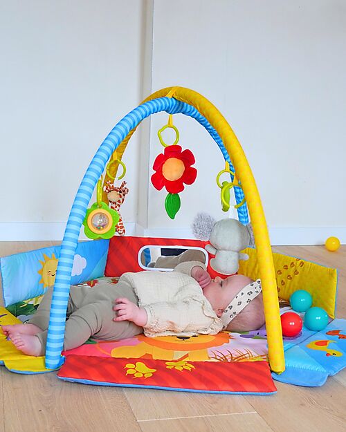Bo Jungle 2 in 1 Sensory Gym and Ball Pool - Palenquo - Multiactivity Baby Gym