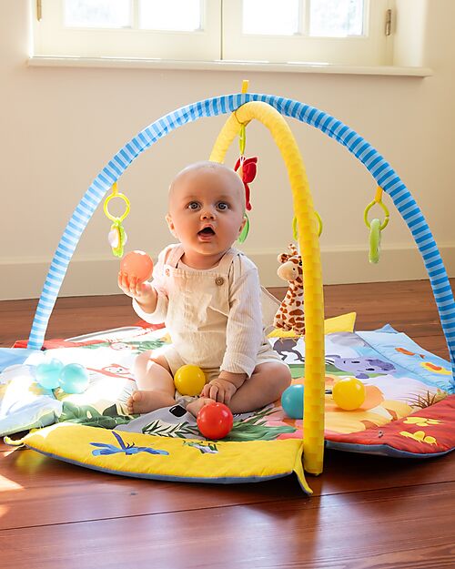 Bo Jungle 2 in 1 Sensory Gym and Ball Pool - Palenquo - Multiactivity Baby Gym