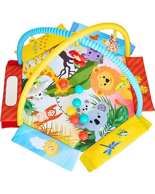 Bo Jungle 2 in 1 Sensory Gym and Ball Pool - Palenquo - Multiactivity Baby Gym