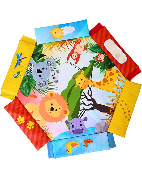 Bo Jungle 2 in 1 Sensory Gym and Ball Pool - Palenquo - Multiactivity Baby Gym