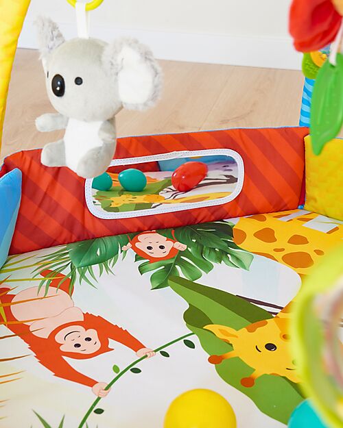 Bo Jungle 2 in 1 Sensory Gym and Ball Pool - Palenquo - Multiactivity Baby Gym