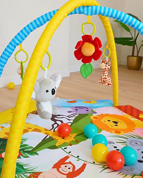 Bo Jungle 2 in 1 Sensory Gym and Ball Pool - Palenquo - Multiactivity Baby Gym