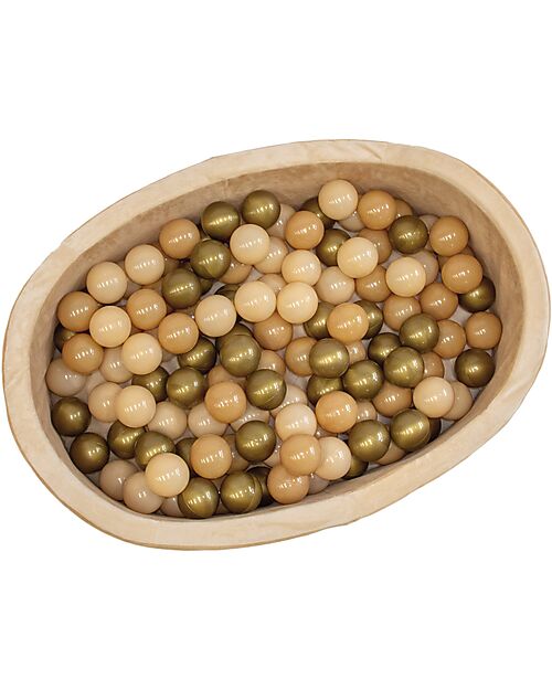 Bo Jungle Ball Pool - Gold - Stimulates Motor Skills! Baby Gym