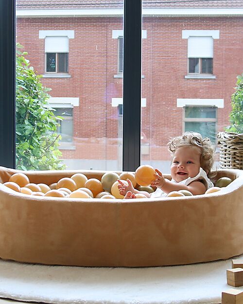 Bo Jungle Ball Pool - Gold - Stimulates Motor Skills! Baby Gym