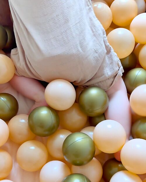 Bo Jungle Ball Pool - Gold - Stimulates Motor Skills! Baby Gym