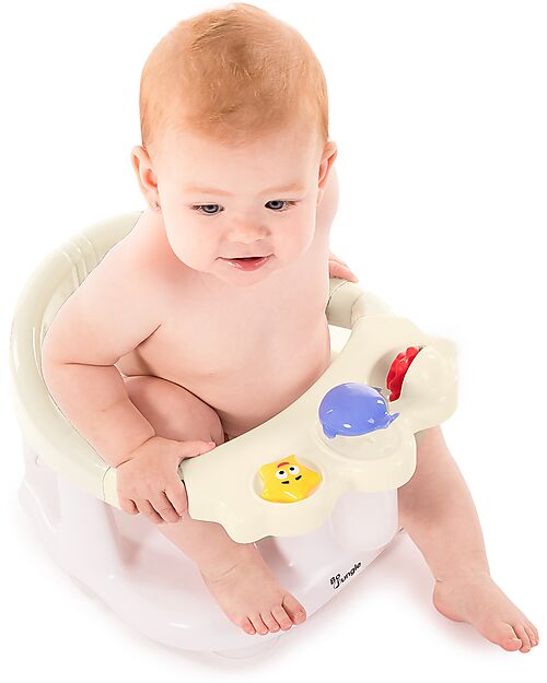 Bo Jungle Bath Seat - Dune - 5+ Months Baby Bath Tubs and Accessories