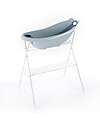 Bo Jungle Bear Bath Tub with Reducer - Pastel Blue - Ergonomic Baby Bath Tubs and Accessories