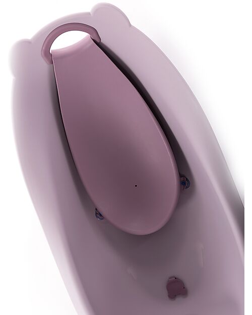 Bo Jungle Bear Bath Tub with Reducer - Pastel Pink - Ergonomic Baby Bath Tubs and Accessories