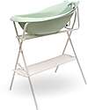 Bo Jungle Bear Bath Tub with Reducer - Sage Green - Ergonomic Baby Bath Tubs and Accessories