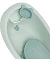 Bo Jungle Bear Bath Tub with Reducer - Sage Green - Ergonomic Baby Bath Tubs and Accessories