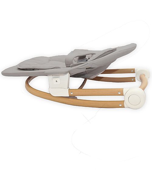 Bo Jungle Bouncer - Pure White - Compatible with Grow With Me High Chair Bouncers