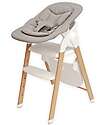 Bo Jungle Bouncer - Pure White - Compatible with Grow With Me High Chair Bouncers