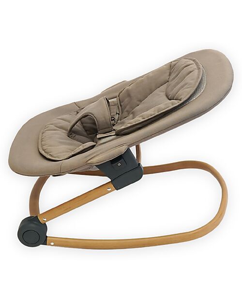 Bo Jungle Bouncer - Shady Grey - Compatible with Grow With Me High Chair Bouncers