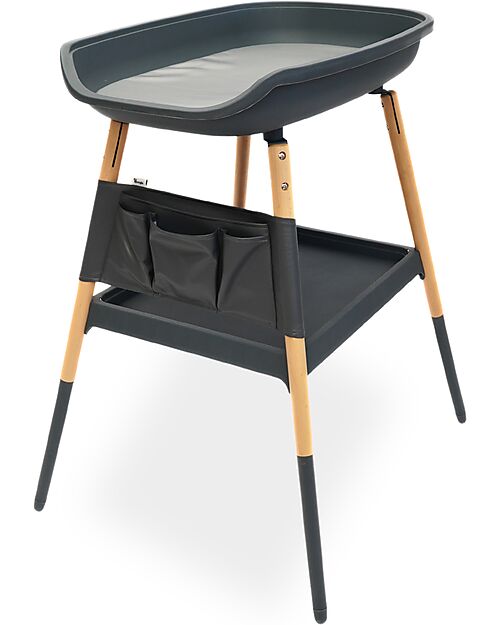 Bo Jungle Changing Table with Balneo Edges - Shady Gret - 97x78x68 cm Changing Tables