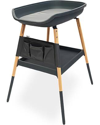 Bo Jungle Changing Table with Balneo Edges - Shady Gret - 97x78x68 cm Changing Tables