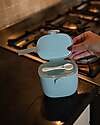 Bo Jungle Container for Milk Powder or Snacks - Blue - With Measuring Cup Food Containers