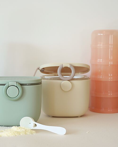 Bo Jungle Container for Milk Powder or Snacks - Dune - With Measuring Cup Food Containers
