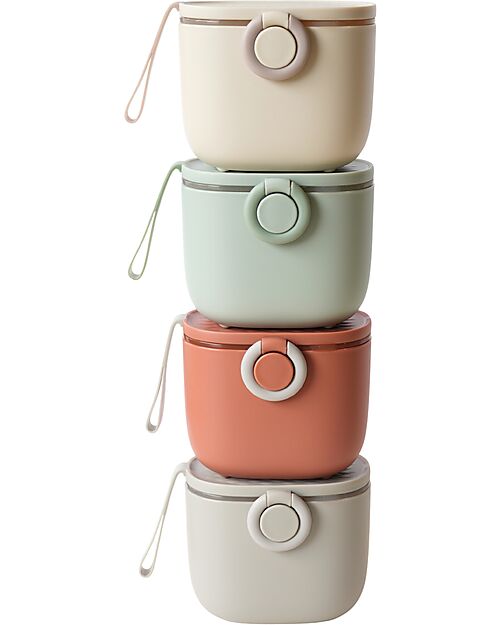 Bo Jungle Container for Milk Powder or Snacks - Jade - With Measuring Cup Food Containers