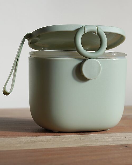 Bo Jungle Container for Milk Powder or Snacks - Jade - With Measuring Cup Food Containers
