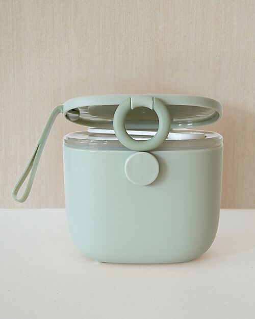 Bo Jungle Container for Milk Powder or Snacks - Jade - With Measuring Cup Food Containers