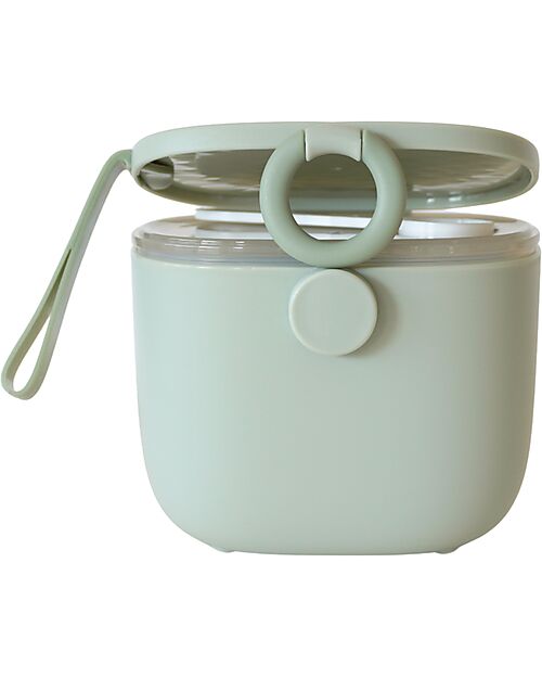Bo Jungle Container for Milk Powder or Snacks - Jade - With Measuring Cup Food Containers