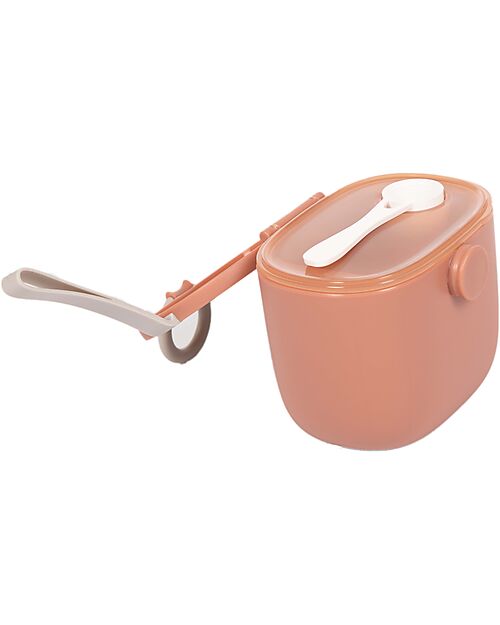 Bo Jungle Container for Milk Powder or Snacks - Terracotta - With Measuring Cup Food Containers