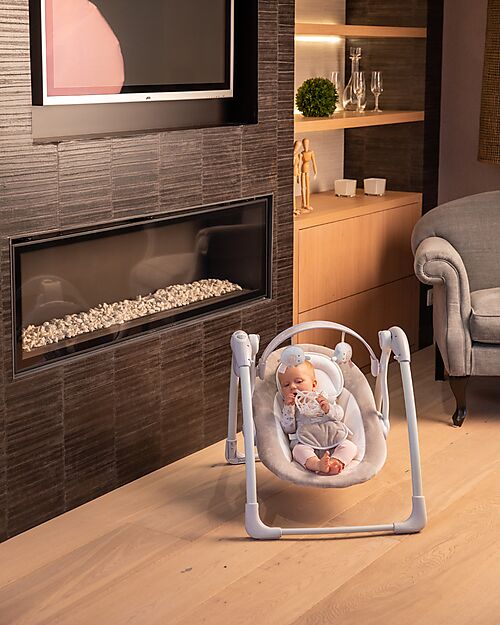 Bo Jungle Dolphy Rocking Bouncer - Beige - Up to 9kg Bouncers