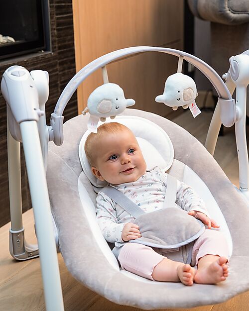 Bo Jungle Dolphy Rocking Bouncer - Beige - Up to 9kg Bouncers