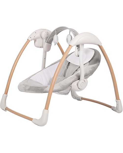 Bo Jungle Dolphy Rocking Bouncer - Pure White - Up to 9kg Bouncers